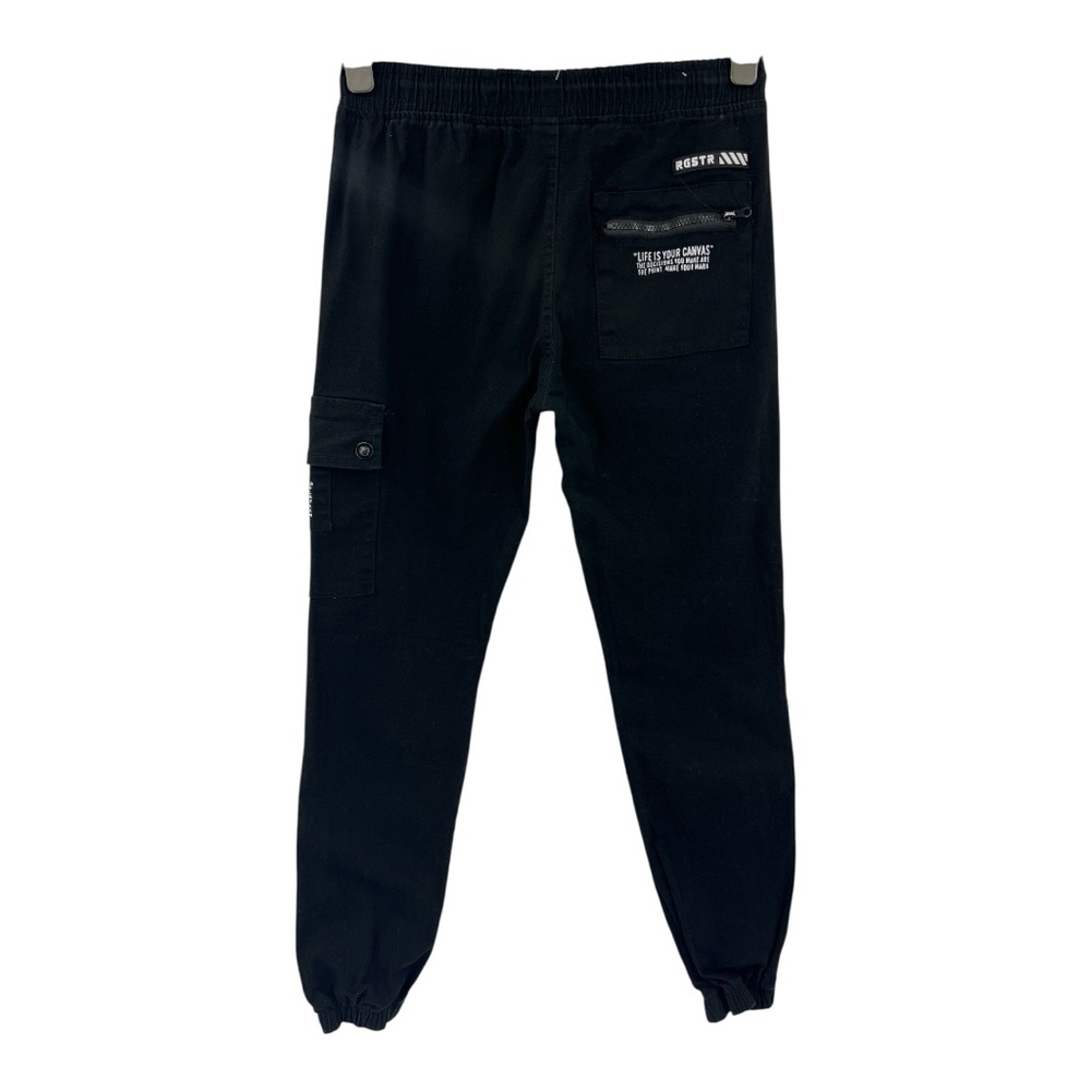 RGSTR Cargo Grunge Goth Black Pants SZ L